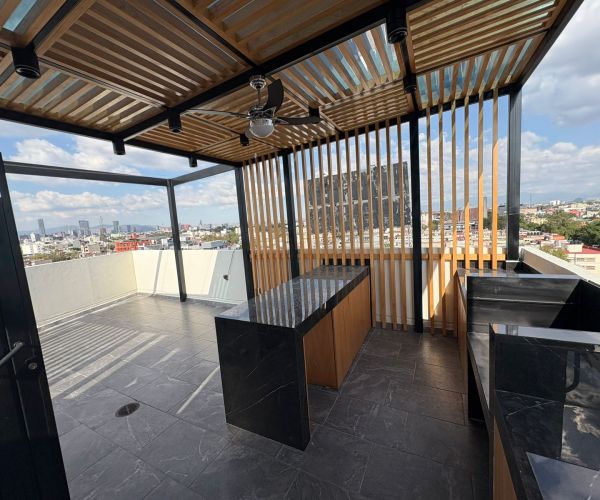 Lindo penthouse de renta de corta estancia - 12